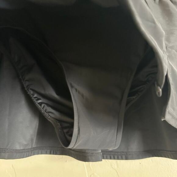 Miraclesuit X Talbots Skirt Swim Bottom Women's 6 Black Light Control Stretch - Picture 5 of 6